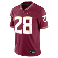 Warrick Dunn Florida State Seminoles Nike Alumni Game Jersey - Garnet