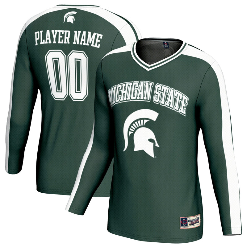 Michigan State Spartans GameDay Greats NIL Pick-A-Player Lightweight Collegiate Volleyball Fashion Jersey - Green