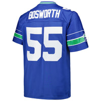 Seattle Seahawks Brian Bosworth Mitchell & Ness Royal Big & Tall 1987 Legacy Retired Player Jersey