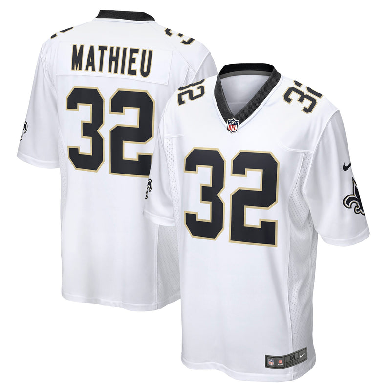 New Orleans Saints Tyrann Mathieu Nike White Game Jersey