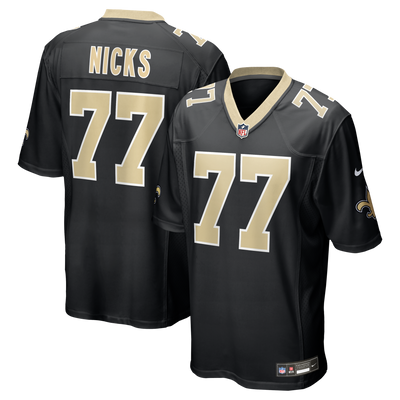 New Orleans Saints Carl Nicks Nike Black Game Retired Player Jersey