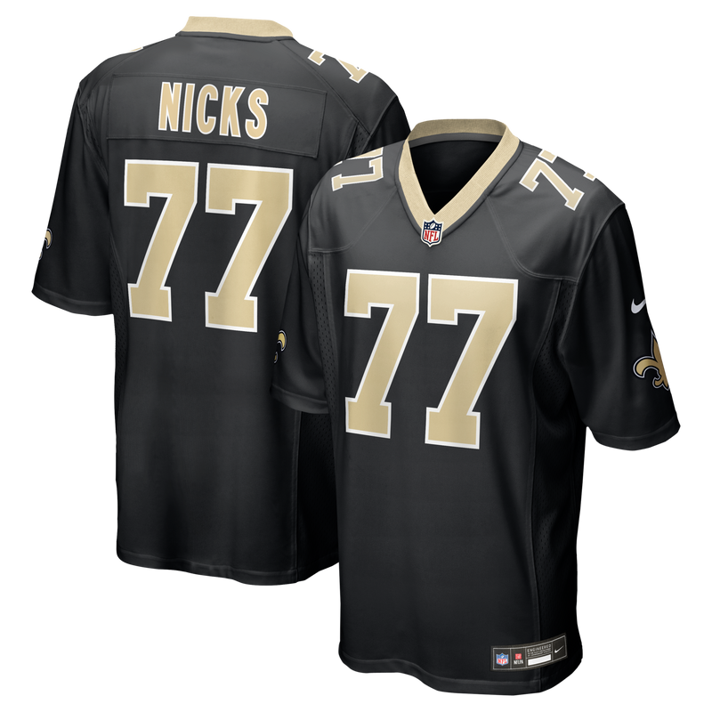 New Orleans Saints Carl Nicks Nike Black Game Retired Player Jersey