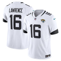 Jacksonville Jaguars Trevor Lawrence Nike White Vapor F.U.S.E. Limited Jersey