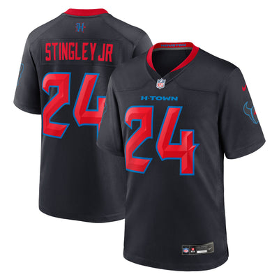 Houston Texans Derek Stingley Jr. Nike Navy 2nd Alternate Game Jersey