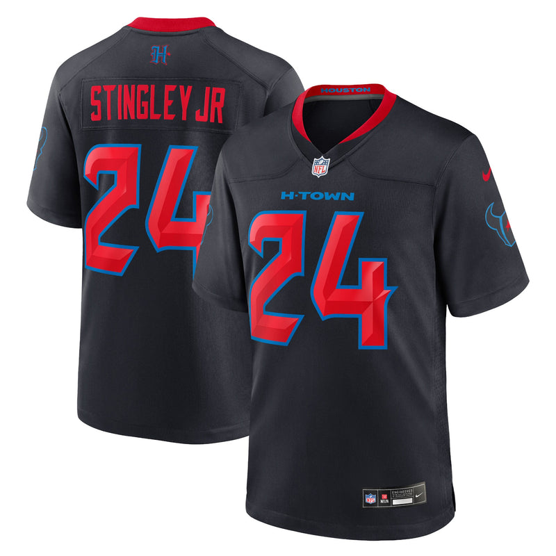 Houston Texans Derek Stingley Jr. Nike Navy 2nd Alternate Game Jersey