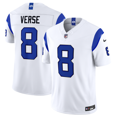 Los Angeles Rams Jared Verse Nike White Alternate Fearsome White Vapor F.U.S.E. Stitched Limited Jersey
