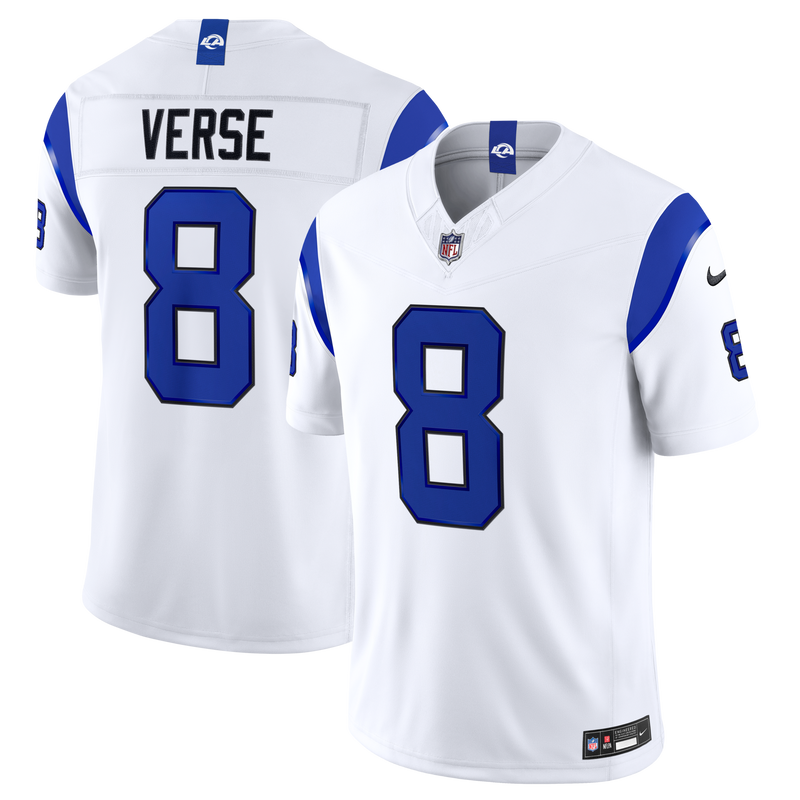Los Angeles Rams Jared Verse Nike White Alternate Fearsome White Vapor F.U.S.E. Stitched Limited Jersey