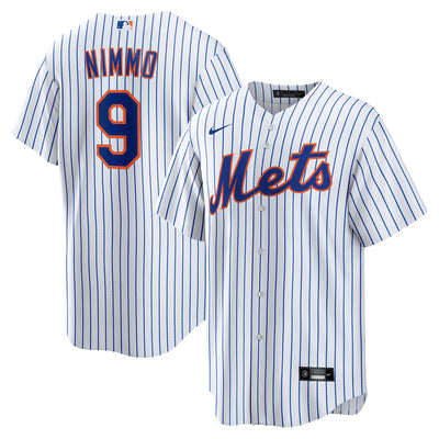 New York Mets Brandon Nimmo Nike White Home Replica Jersey