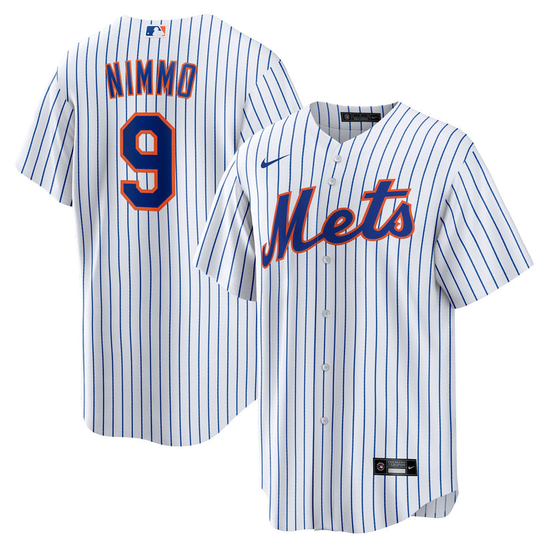 New York Mets Brandon Nimmo Nike White Home Replica Jersey