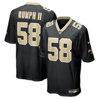 New Orleans Saints Chris Rumph II Nike Black Team Game Jersey