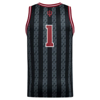 #1 Indiana Hoosiers adidas Replica Swingman Jersey - Black
