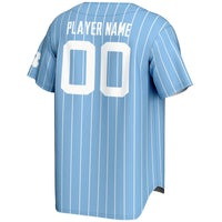North Carolina Tar Heels GameDay Greats Carolina Blue NIL Pick-A-Player Lightweight Baseball Jersey - Light Blue