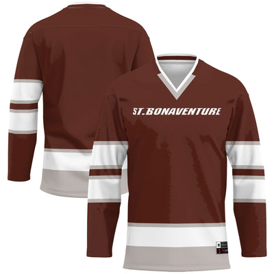 St. Bonaventure Bonnies GameDay Greats Hockey Jersey - Brown