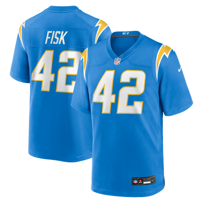 Los Angeles Chargers Tucker Fisk Nike Powder Blue Team Game Jersey