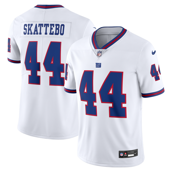 New York Giants Cam Skattebo Nike White Vintage White Vapor Untouchable Stitched Limited Jersey