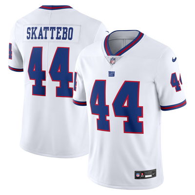 New York Giants Cam Skattebo Nike White Vintage White Vapor Untouchable Stitched Limited Jersey