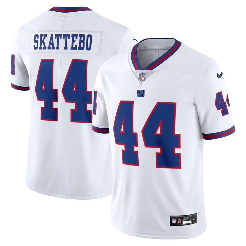 New York Giants Cam Skattebo Nike White Vintage White Vapor Untouchable Stitched Limited Jersey