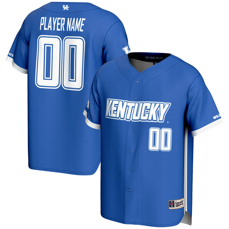 Kentucky Wildcats GameDay Greats NIL Pick-A-Player Lightweight Baseball Jersey - Royal