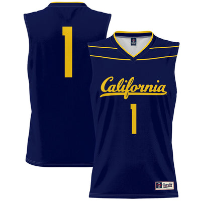 #1 Cal Bears GameDay Greats Lightweight Basketball Fashion Jersey - Navy