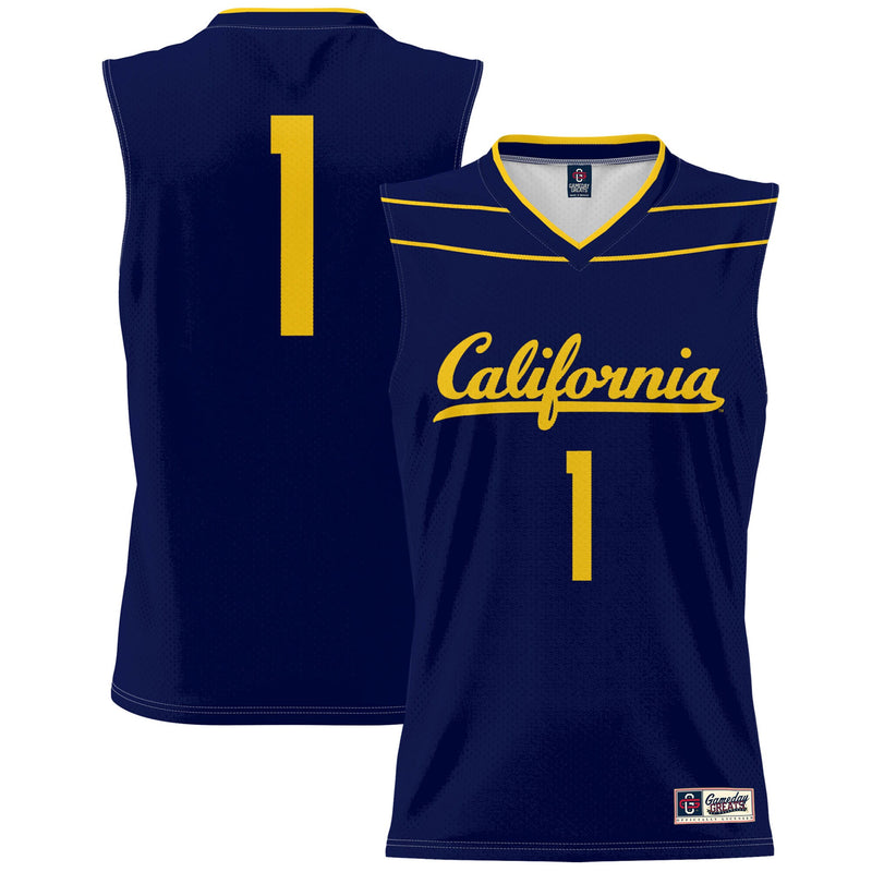 #1 Cal Bears GameDay Greats Lightweight Basketball Fashion Jersey - Navy