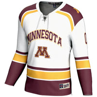 Minnesota Golden Gophers GameDay Greats NIL Pick-A-Player Hockey Jersey - White