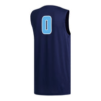 #0 Rhode Island Rams adidas Replica Basketball Jersey - Navy