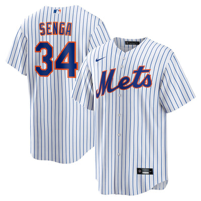New York Mets Kodai Senga Nike White/Royal Home Replica Player Jersey