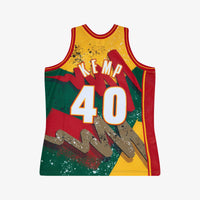 Seattle Supersonics Mitchell & Ness Shawn Kemp 1995 Hyper Hoops Swingman Jersey - Green