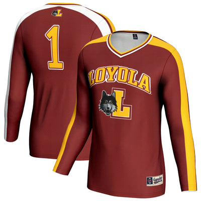 Loyola Chicago Ramblers GameDay Greats #1 Lightweight Volleyball Fashion Jersey - Maroon