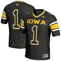 Iowa Hawkeyes GameDay Greats Lightweight Collegiate Football Fashion Jersey - Black