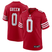 San Francisco 49ers Renardo Green Nike Scarlet Game Jersey