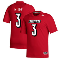 Quincy Riley Louisville Cardinals adidas Replica Football Alumni Jersey - Red