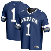 #1 Nevada Wolf Pack GameDay Greats Lightweight Collegiate Football Fashion Jersey - Navy