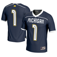 #1 Michigan Wolverines GameDay Greats Lightweight Lacrosse Fashion Jersey - Navy
