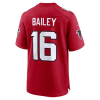 Atlanta Falcons Jake Bailey Nike Red Team Game Jersey
