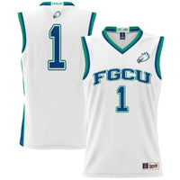 #1 Florida Gulf Coast Eagles GameDay Greats Lightweight Basketball Jersey - White
