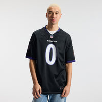 Baltimore Ravens Roquan Smith Nike Black Alternate Game Jersey