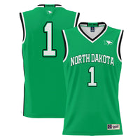 #1 North Dakota GameDay Greats Lightweight Basketball Jersey - Green