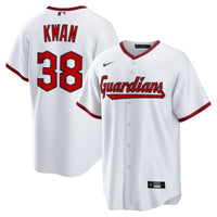 Cleveland Guardians Steven Kwan Nike White Home Replica Jersey