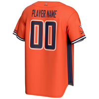 Virginia Cavaliers GameDay Greats NIL Pick-A-Player Lightweight Baseball Jersey - Orange
