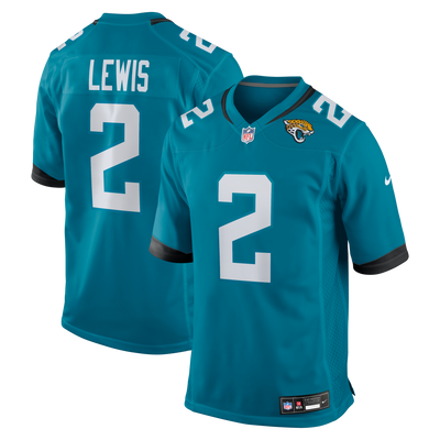 Jacksonville Jaguars Jourdan Lewis Nike Teal Team Game Jersey