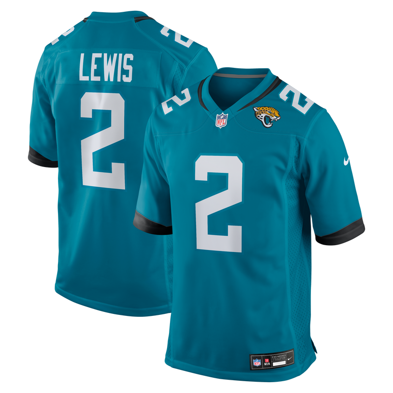 Jacksonville Jaguars Jourdan Lewis Nike Teal Team Game Jersey
