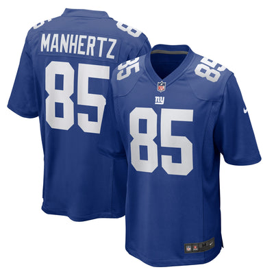 New York Giants Chris Manhertz Nike Royal Team Game Jersey