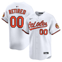 Baltimore Orioles Nike White Home Limited Pick-A-Player Retired Roster Jersey