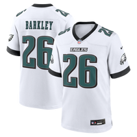 Philadelphia Eagles Saquon Barkley Nike White Game Jersey