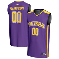LSU Tigers GameDay Greats NIL Pick-A-Player Lightweight Collegiate Basketball Fashion Jersey - Purple