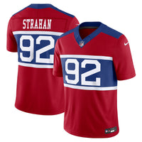 New York Giants Michael Strahan Nike Century Red Alternate Vapor F.U.S.E. Retired Player Limited Jersey