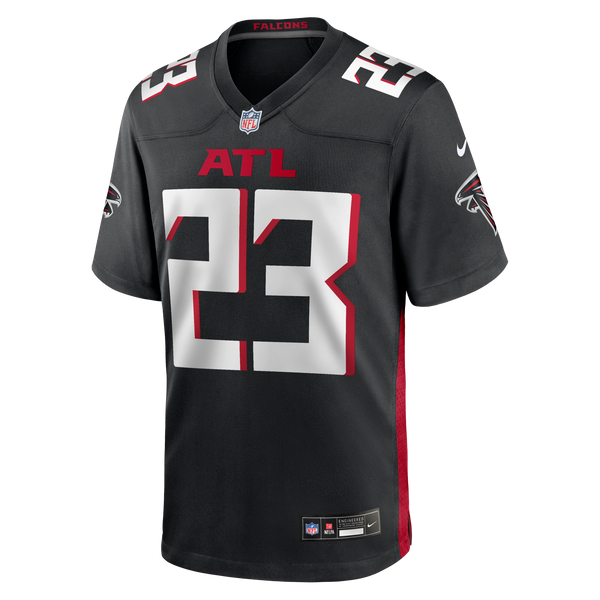 Atlanta Falcons DeMarcco Hellams Nike Black Team Game Jersey