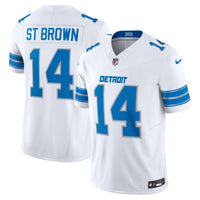 Detroit Lions Amon-Ra St. Brown Nike White Vapor F.U.S.E. Limited Jersey