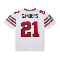 Atlanta Falcons Deion Sanders Mitchell & Ness White 1989 Legacy Replica Jersey